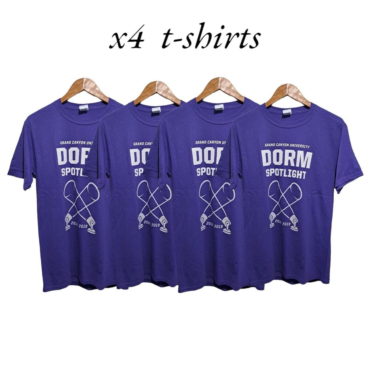 4 purple t-shirts 