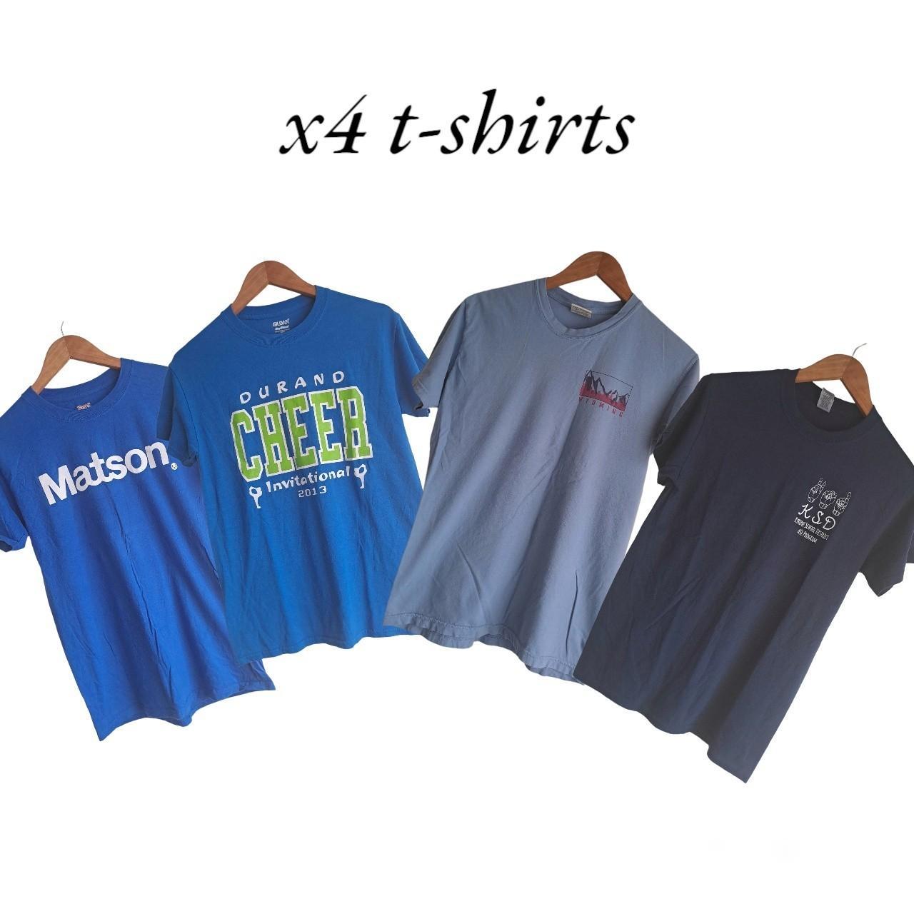 4 assorted t-shirts 