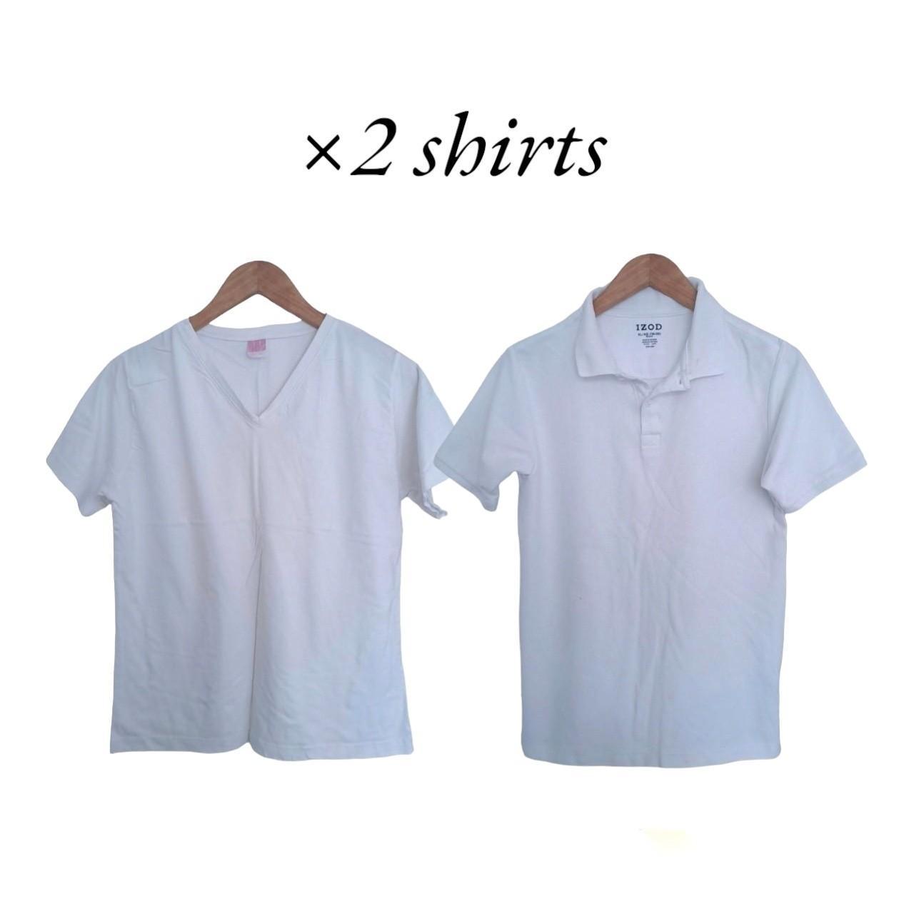 2 white t-shirts for the price of 1