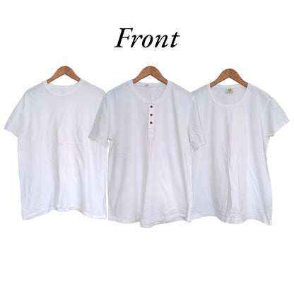 ×3 White T-shirts