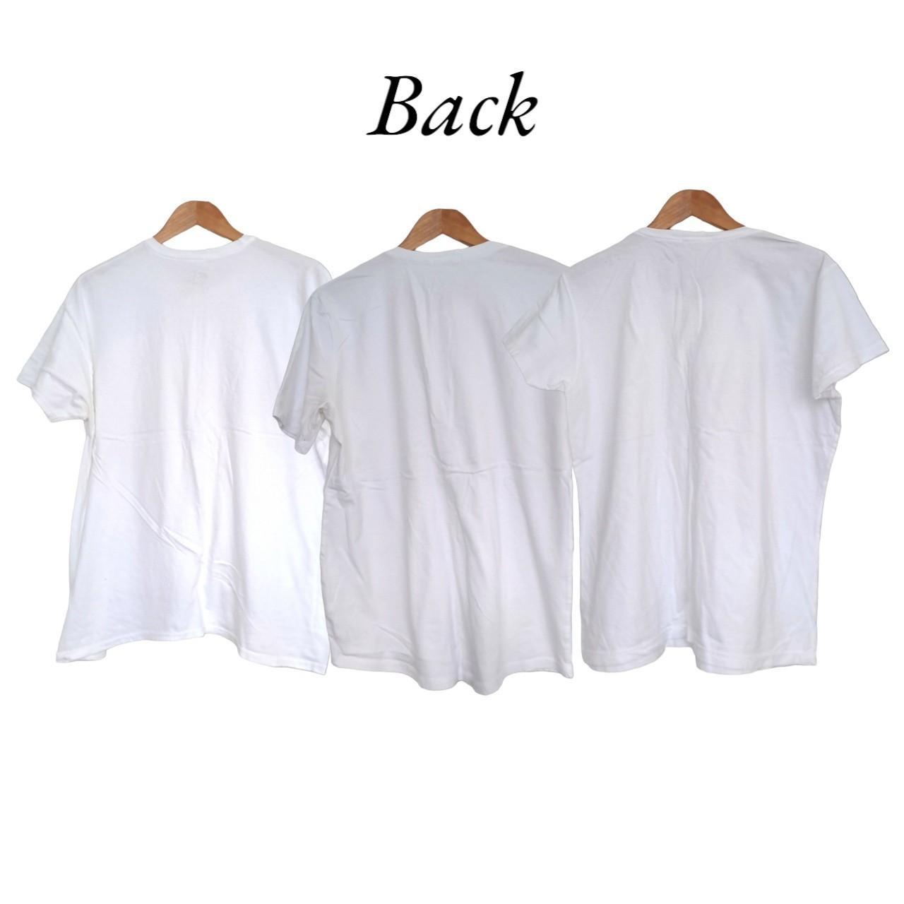 ×3 White T-shirts