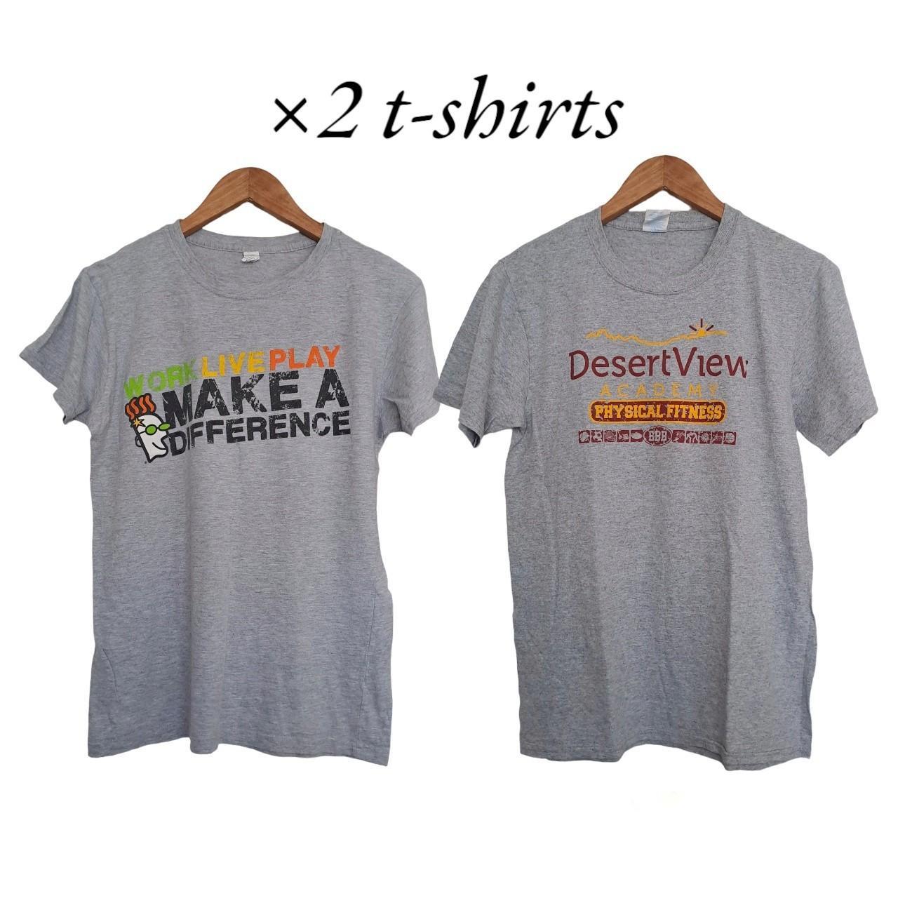 2 grey t-shirts for the price of 1