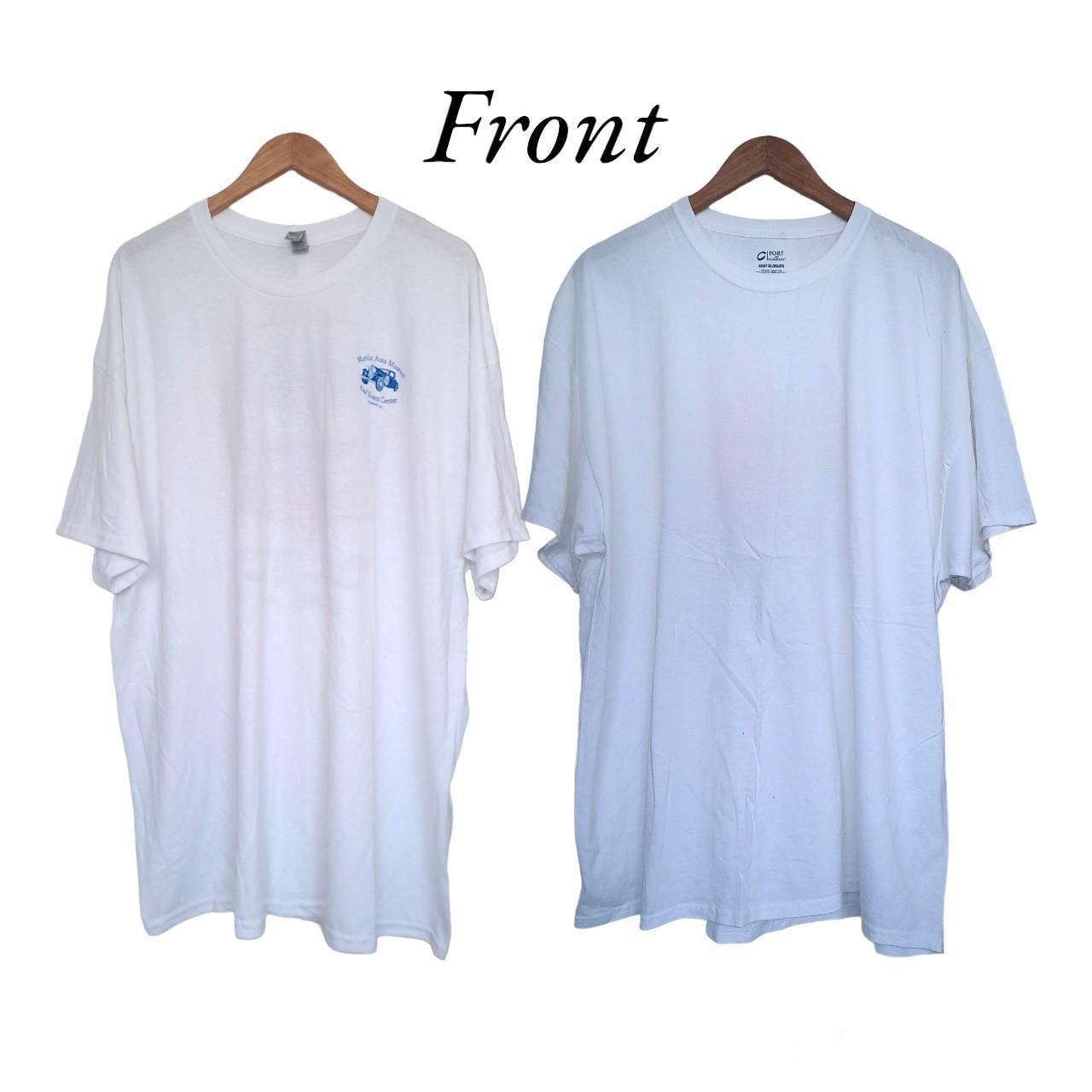 ×2 White T-shirts