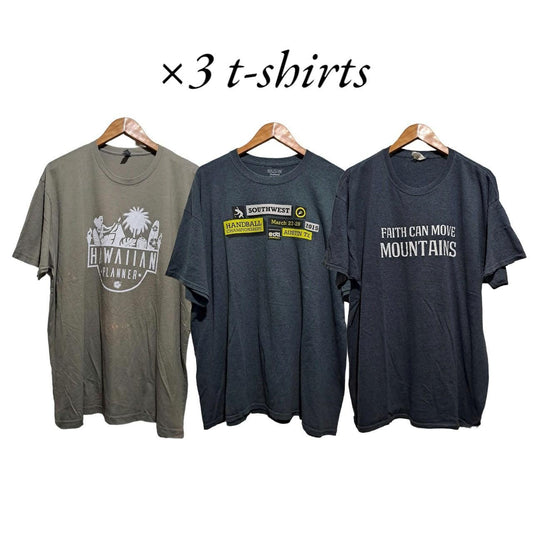 Three loungewear t-shirts