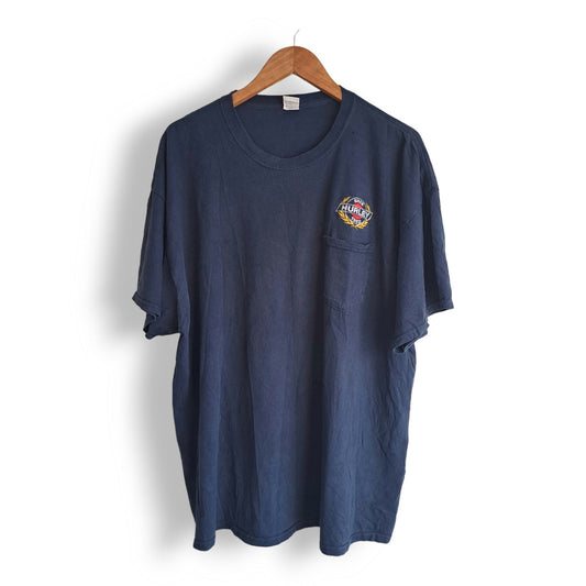 Navy blue cotton shirt