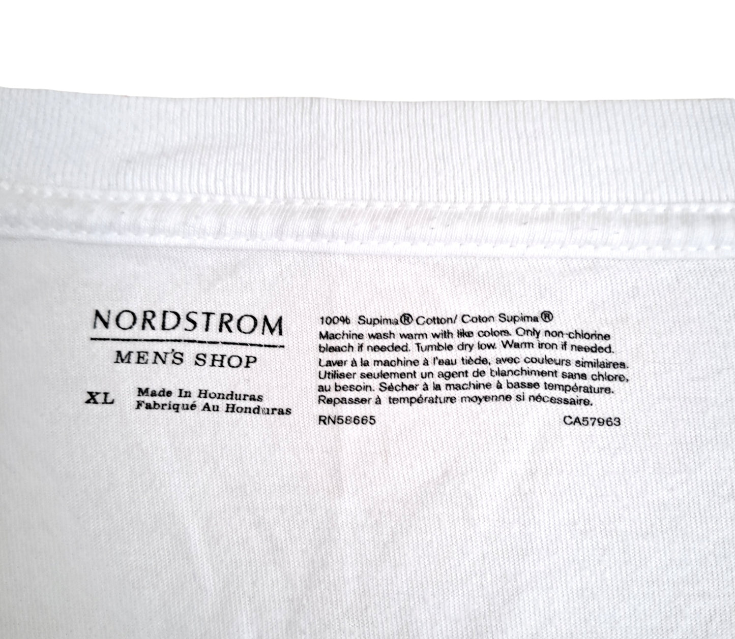 Nordstrom Plain White Shirt