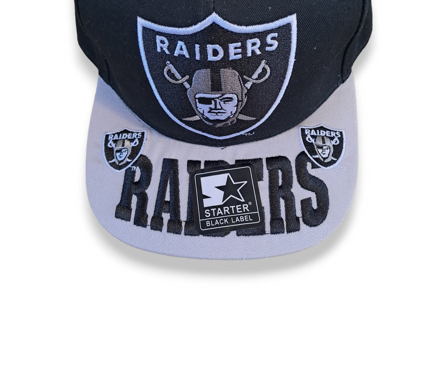 STARTER Snapback cap Grey and black Raiders