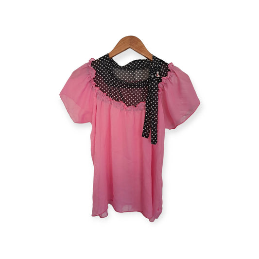 Women's pink summer blouse