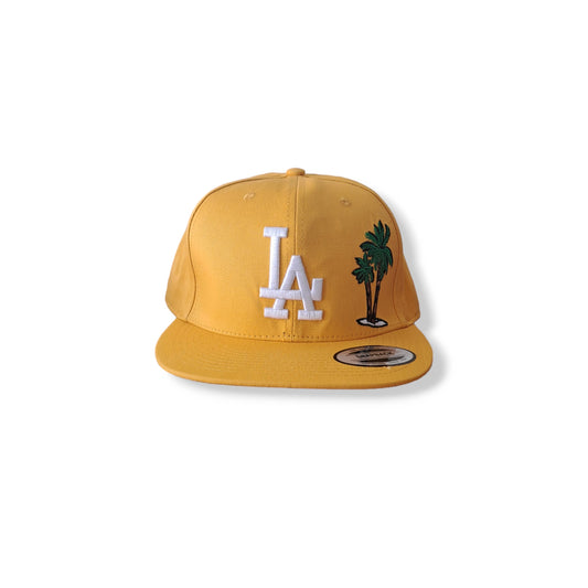 Yellow Los Angeles Lakers hat