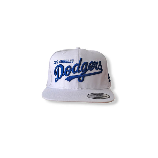 White L. A. Dodgers Cap