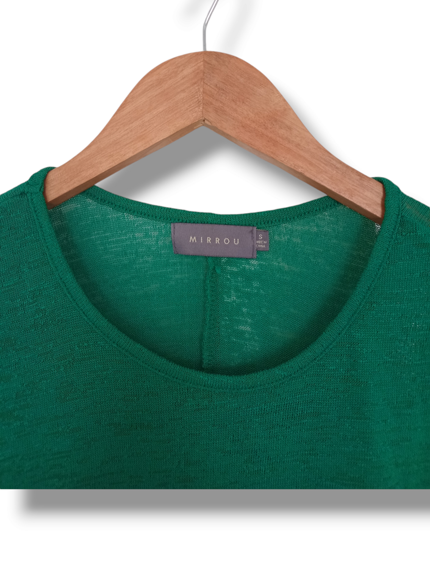 Green Cropped Shirt