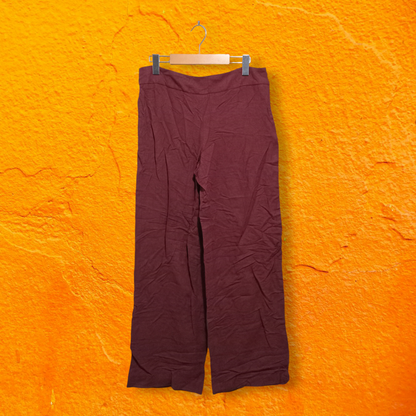 Burgundy Square Pants