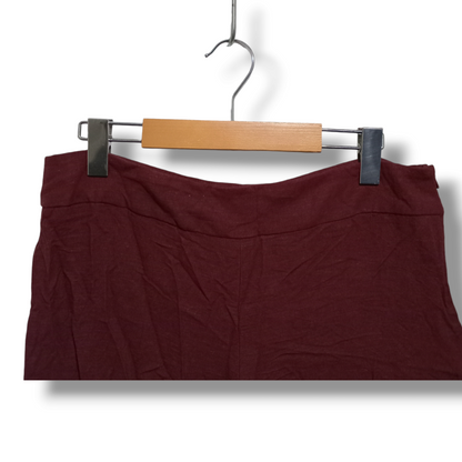 Burgundy Square Pants