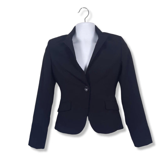 Women's black formal office blazer