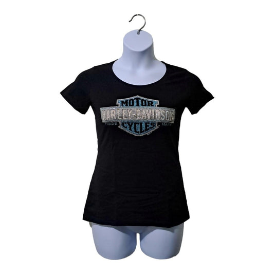 Harley Davidson black women's T-shirt